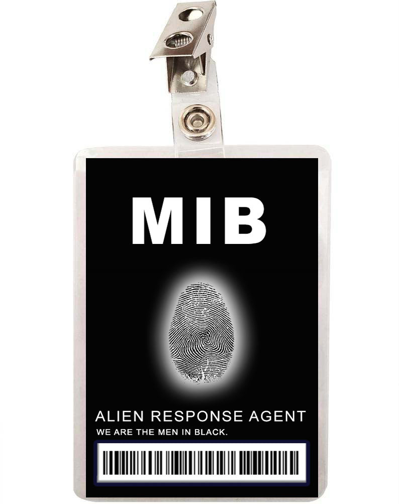 MIB Men In Black Biometric ID Badge