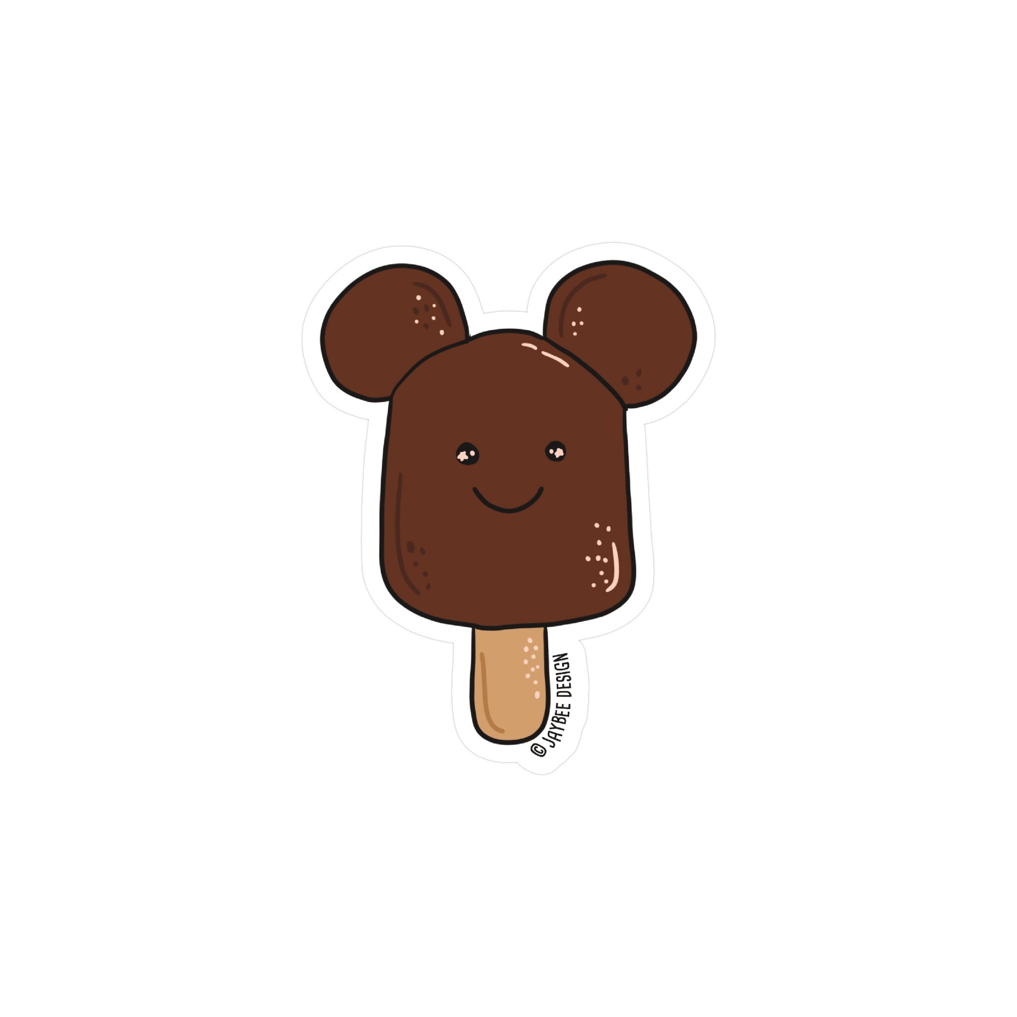 Mickey Ice Cream Sticker