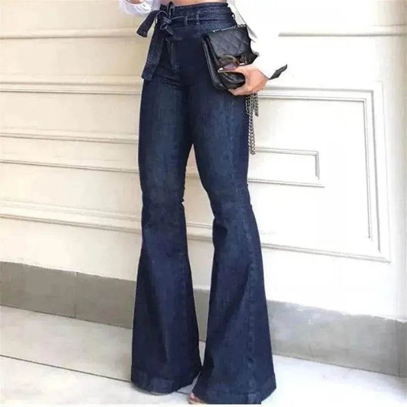 Women Wide Leg Denim Jeans High rise Wide leg bootcut Pants Trouser for Women