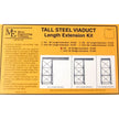 Micro Engineering 75-526 HO 30' Tall Steel Viaduct Length Connection NIB
