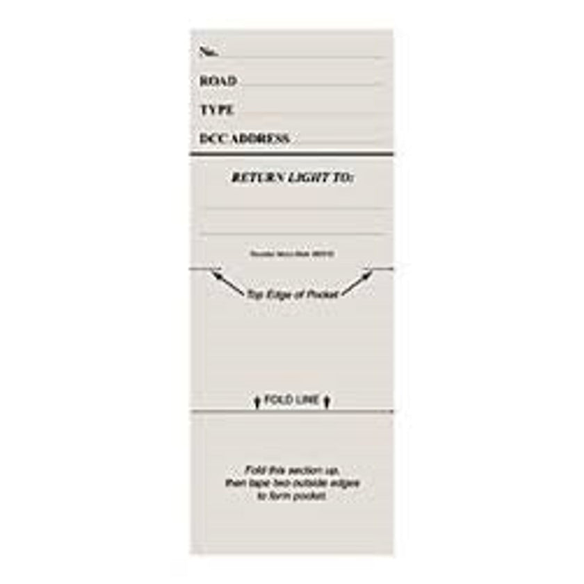 Micro-Mark 82912 Locomotive Cards Pad of 25 Pck of 2