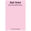 Micro-Mark 82913 Bad Order Slips Pad of 100 Pck of 2