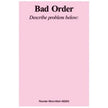 Micro-Mark 82913 Bad Order Slips Pad of 100