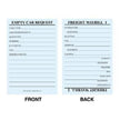 Micro-Mark 84019X2 Empty Car Request Cards Pkg of 50 NIB