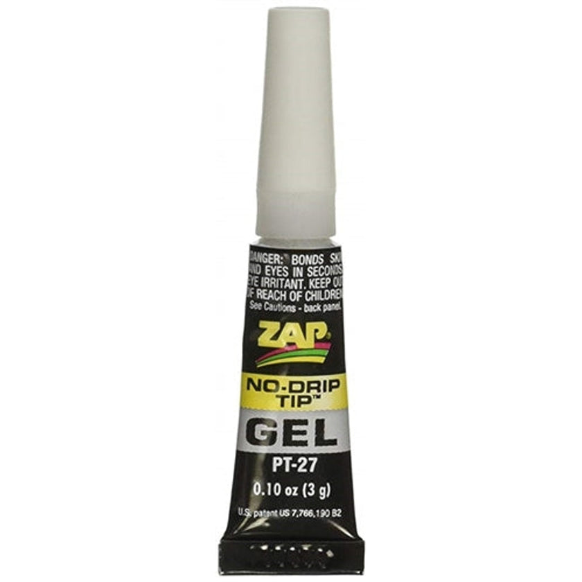 Micro-Mark PT-27 Zap Gel 0.10 oz (3 g) Tube NIB