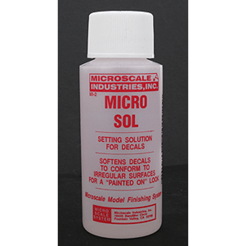 Microscale MI-2 Micro Sol Decal Setting Solution 1oz 29.6mL