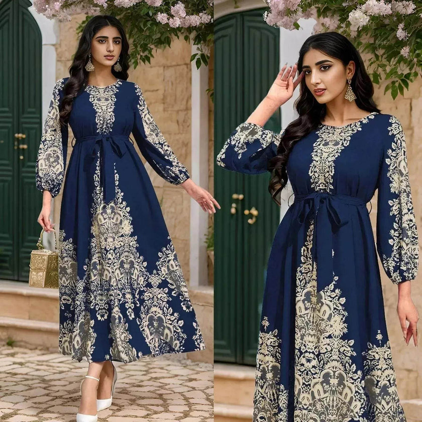 Middle East Arab Arab  Printed Dress