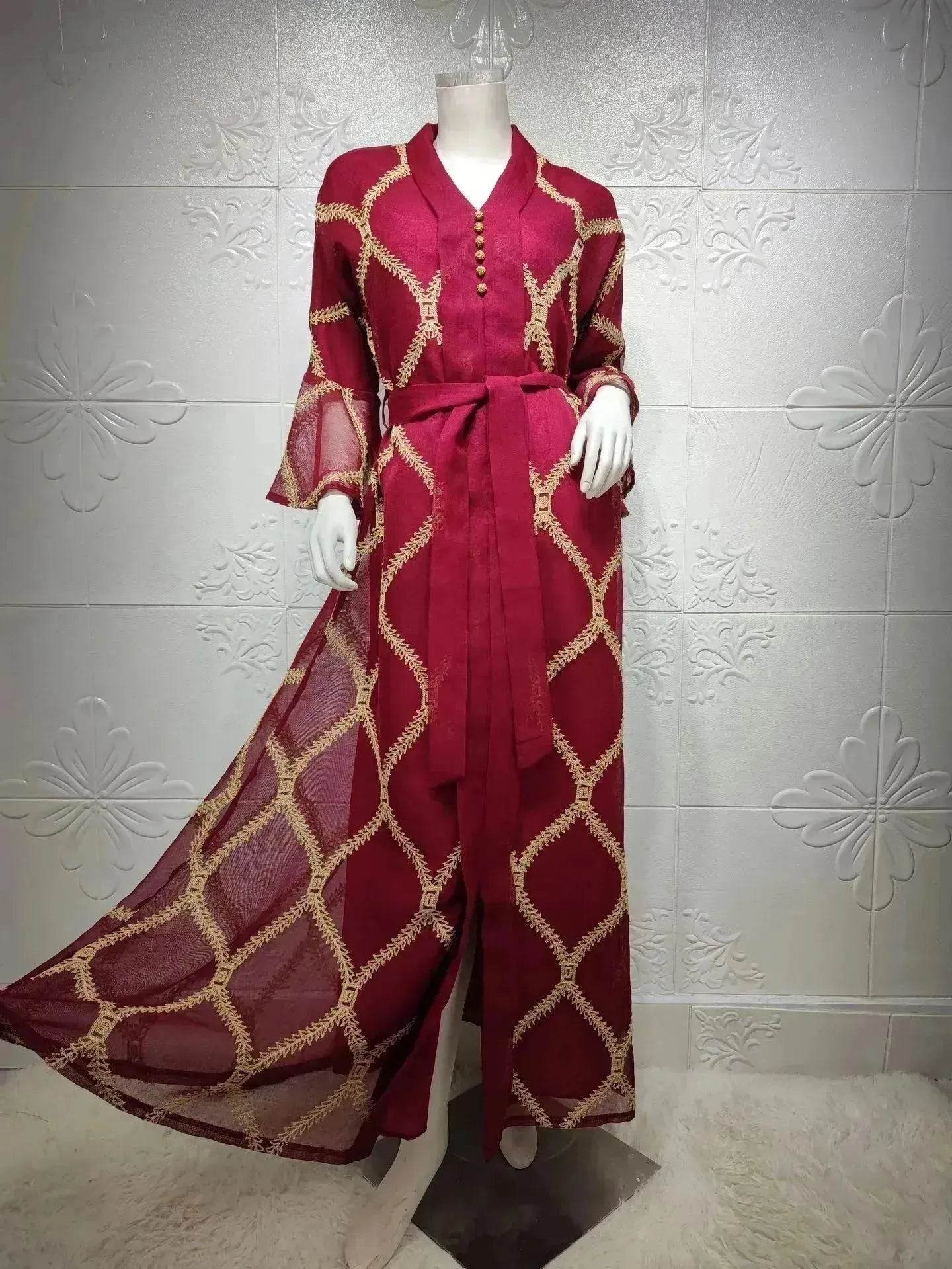 Middle East Arab  Temperament Gauze Dress