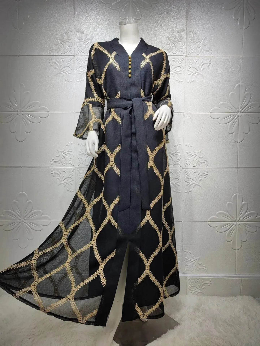 Middle East Arab  Temperament Gauze Dress