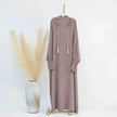 Middle East Dubai Turkey Solid Color Dress