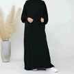Middle East Dubai Turkey Solid Color Dress