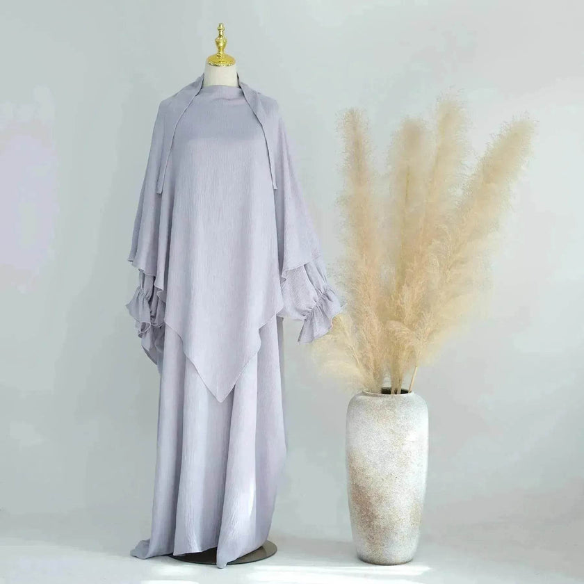 Middle East Dubai Turkey Solid Color Dress Leisure