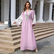 Middle East Foreign Trade Arab Robe New Embroidered Women's Gown