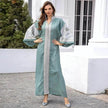 Middle East Foreign Trade Arab Robe New Embroidered Women's Gown