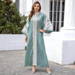 Middle East Foreign Trade Arab Robe New Embroidered Women's Gown