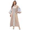 Middle East Foreign Trade Arab Robe New Embroidered Women's Gown