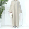 Middle East Turkey Loose Plus Size Elegant Dress Robe