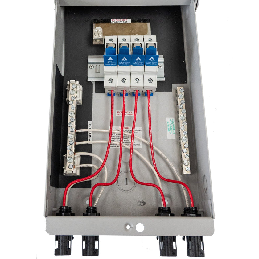 Midnite Solar 3R pre-wired MNPV4 combiner | MNPV4-MC4