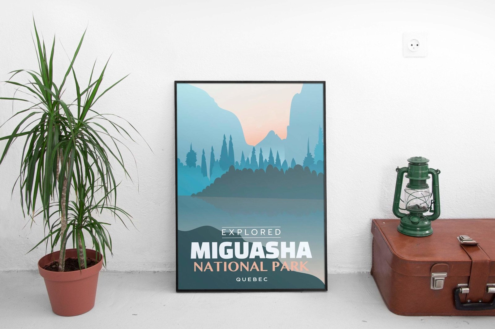 Miguasha National National Park 'Explored' Poster, Canada Parks