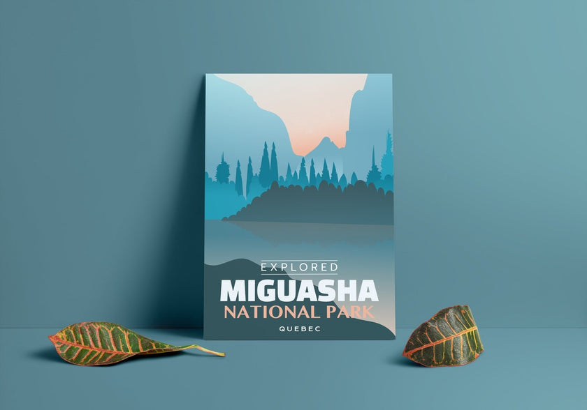 Miguasha National National Park 'Explored' Poster, Canada Parks