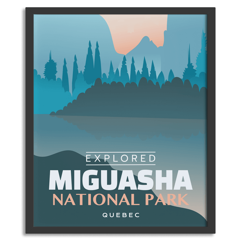 Miguasha National National Park 'Explored' Poster, Canada Parks
