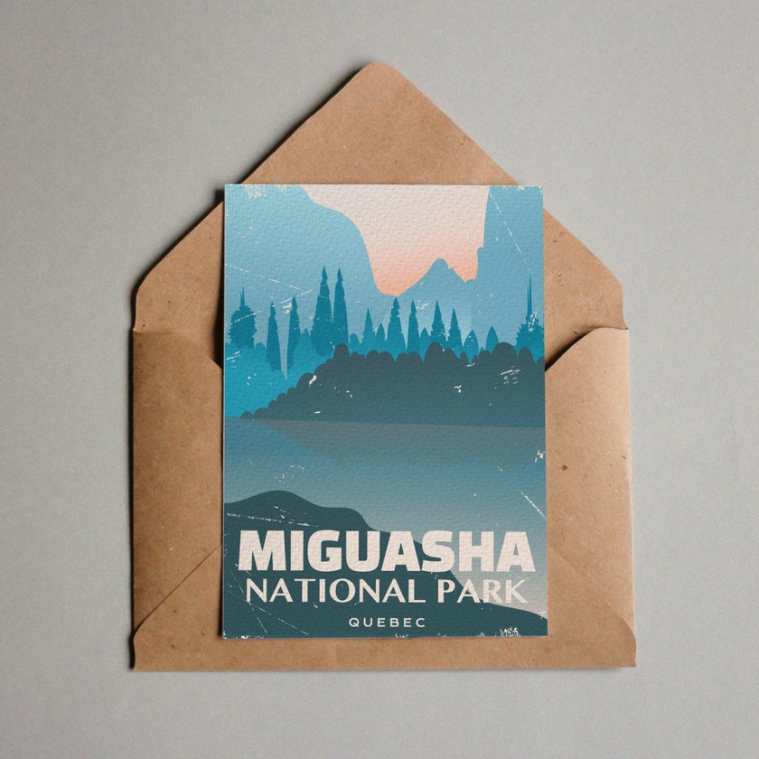 Miguasha Quebec National Park Postcard, Canada Parks