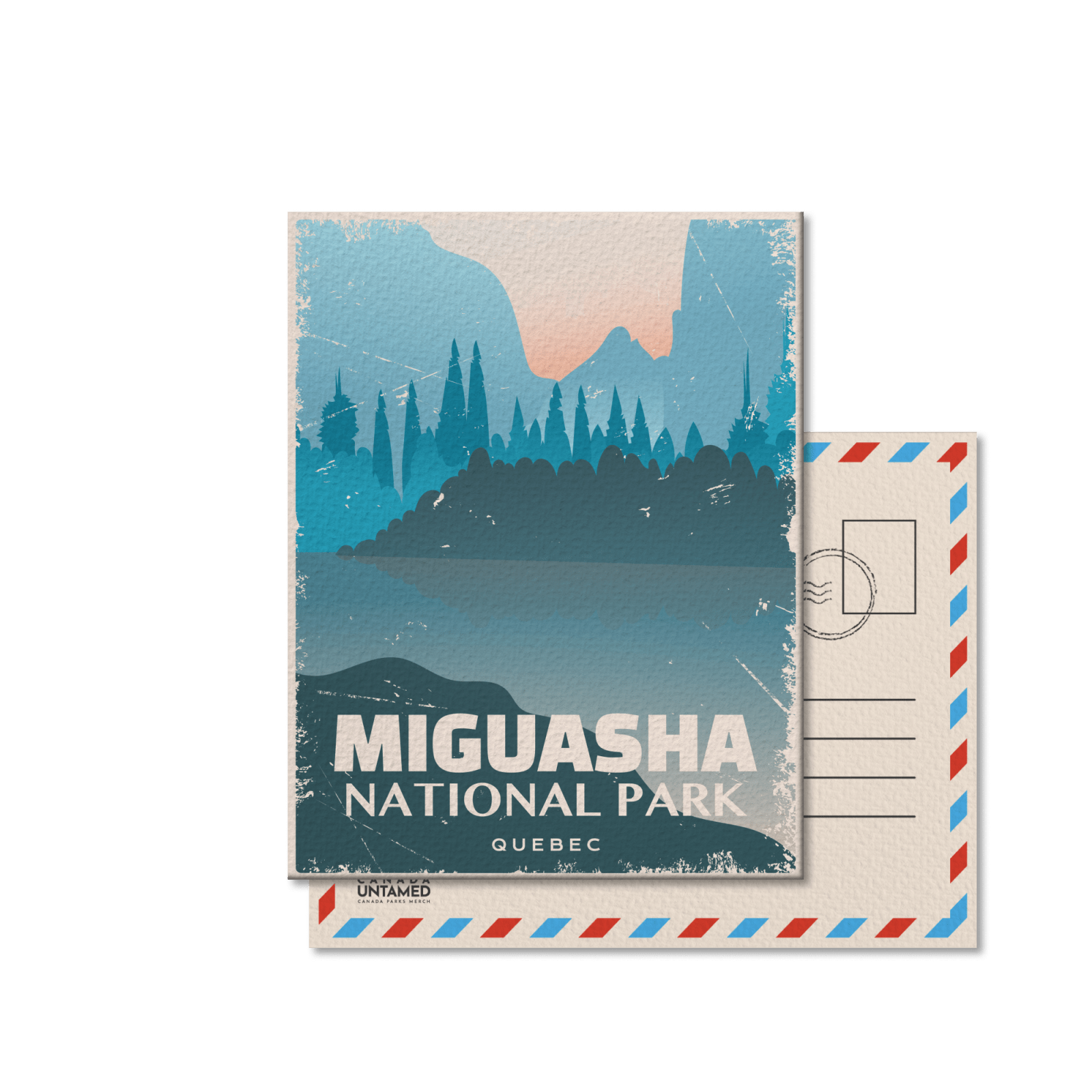 Miguasha Quebec National Park Postcard, Canada Parks