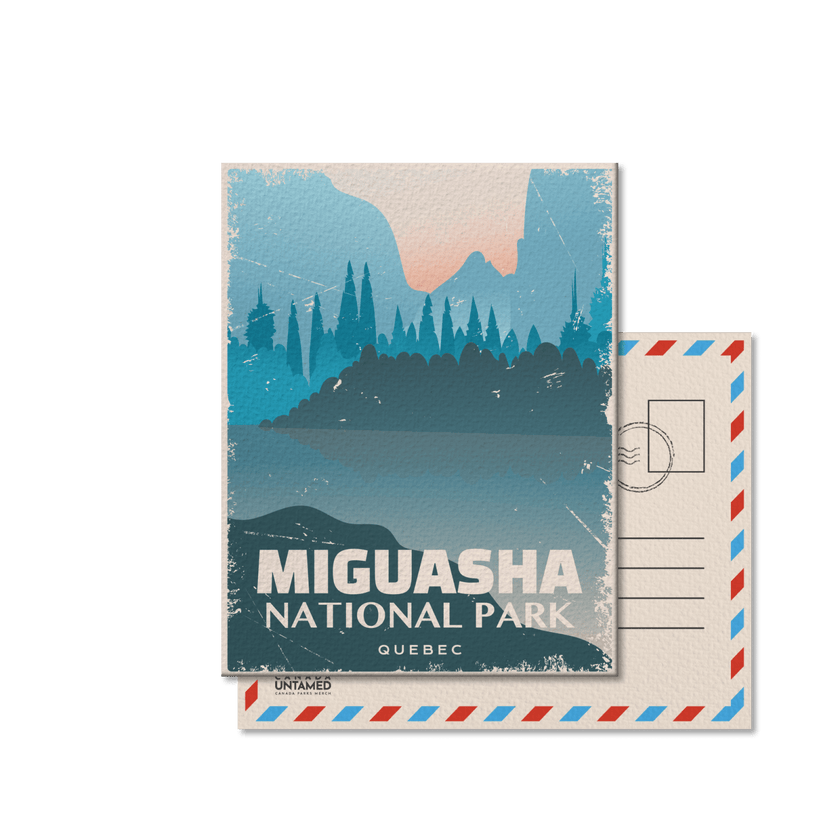 Miguasha Quebec National Park Postcard, Canada Parks
