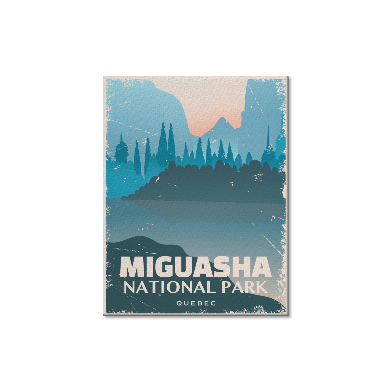 Miguasha Quebec National Park Postcard, Canada Parks