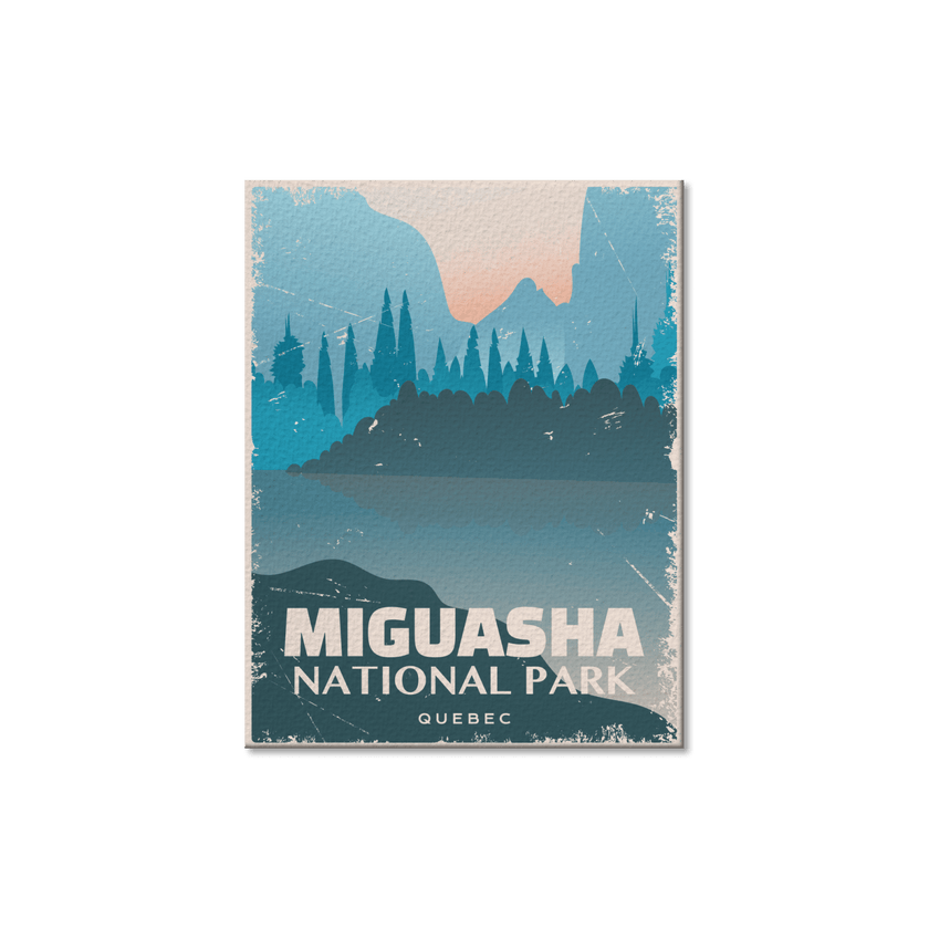 Miguasha Quebec National Park Postcard, Canada Parks