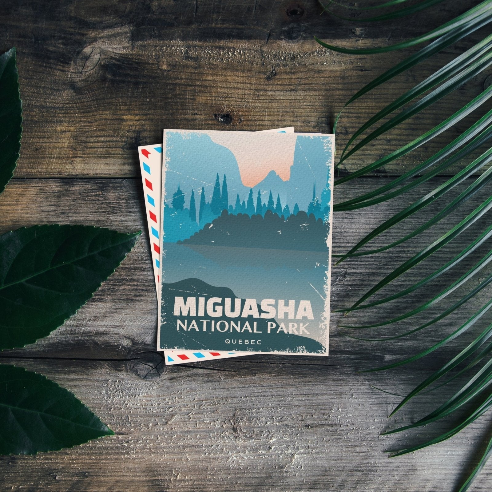 Miguasha Quebec National Park Postcard, Canada Parks