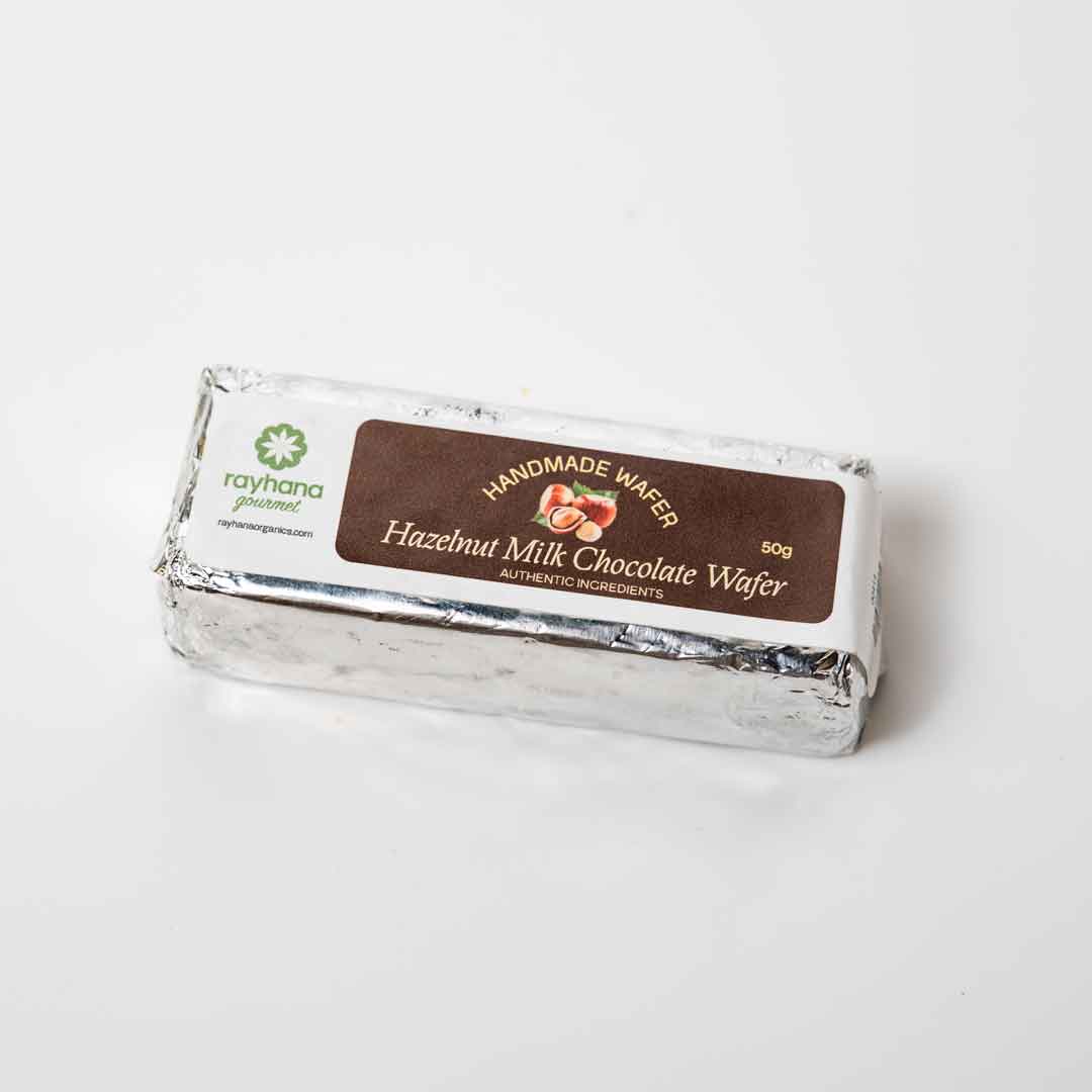 Handcrafted Gourmet Wafer Hazelnut Milk Chocolate