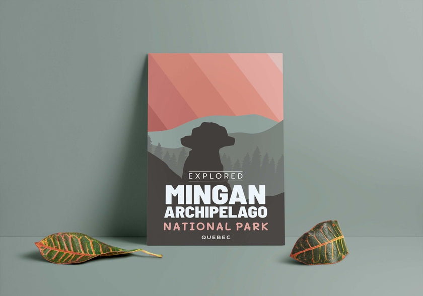 Mingan Archipelago National Park 'Explored' Poster, Canada Parks