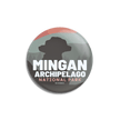 Mingan Archipelago National Park of Canada Pinback Button, Canada Parks