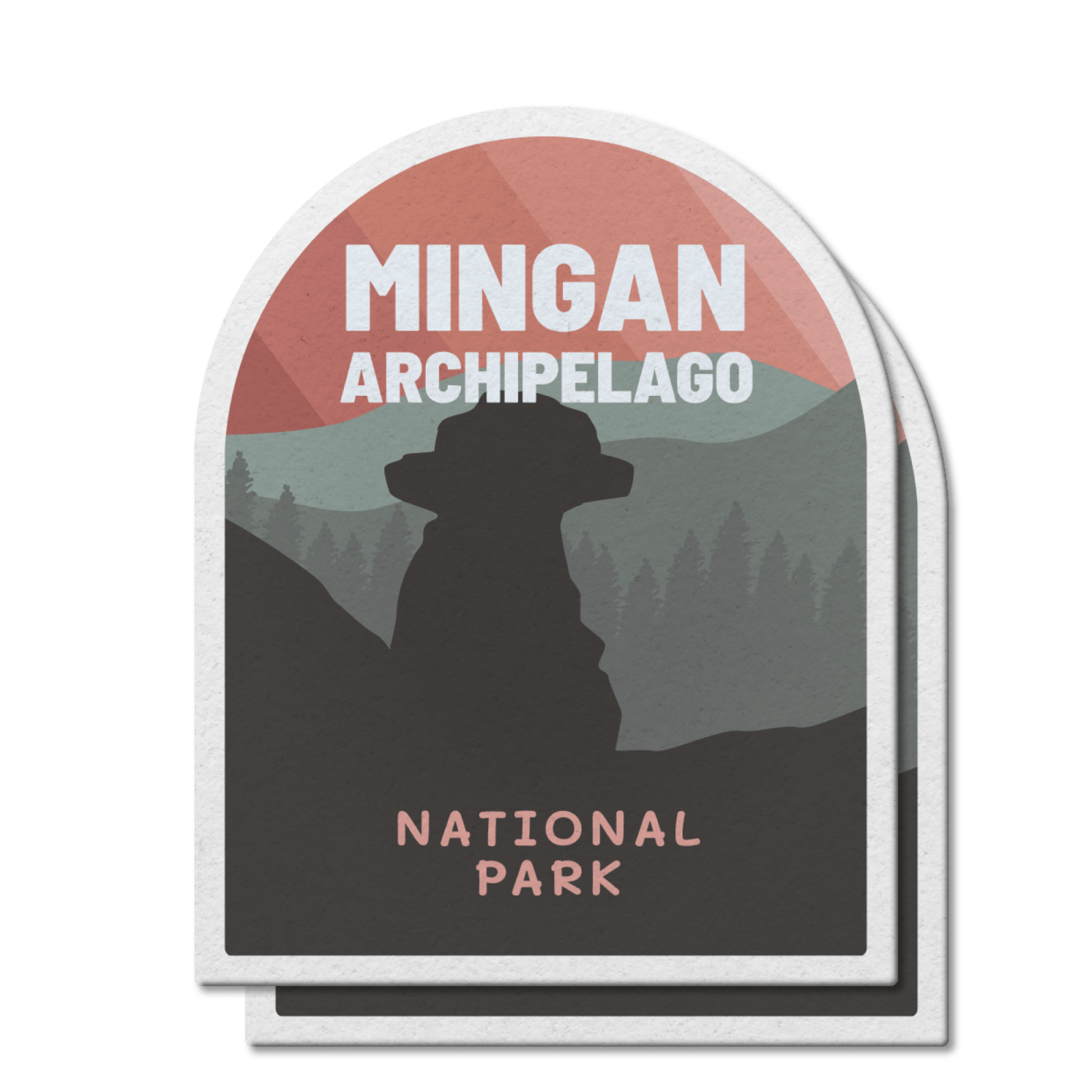 Mingan Archipelago National Park Waterproof Vinyl Sticker, Canada Parks