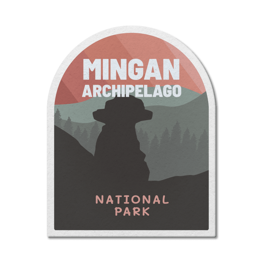 Mingan Archipelago National Park Waterproof Vinyl Sticker, Canada Parks