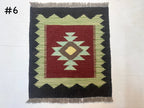Mini Afghan Kilim Rugs | 2' x 2'