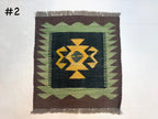 Mini Afghan Kilim Rugs | 2' x 2'