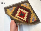 Mini Afghan Kilim Rugs | 2' x 2'