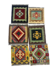 Mini Afghan Kilim Rugs | 2' x 2'