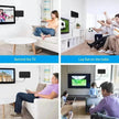 Mini HD Indoor Digital TV Antenna with IEC Adapter