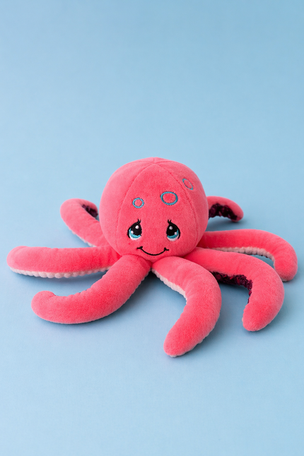 ** Précommande ** Mini pieuvre rose sensorielle