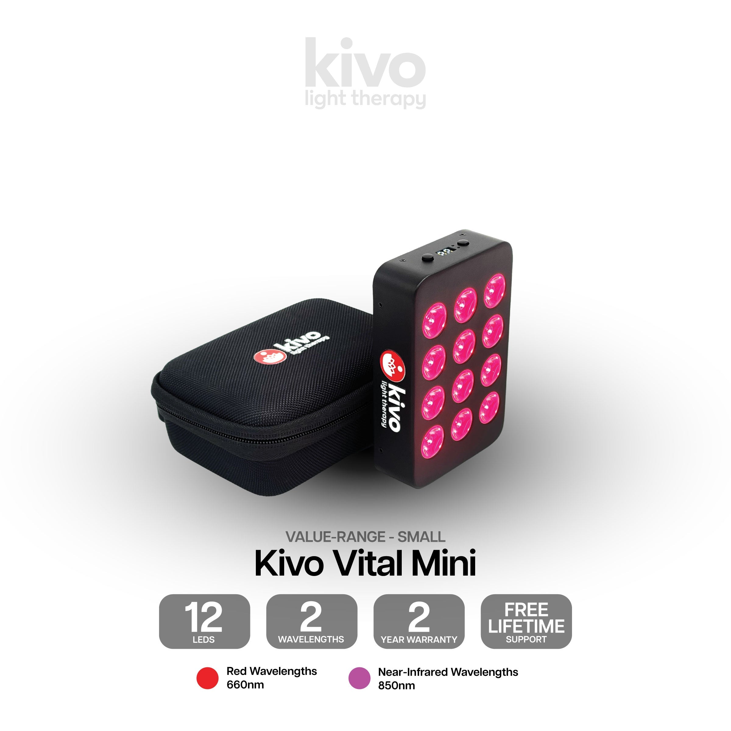 Kivo Vital Mini: Portable Red Light