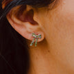 Mini Yasmine Bow Studs- Gold