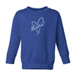 Crewneck Mini Love pour tout petits brodé