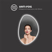 Minimal LED Mirror with Anti-Fog & Touchless Control
