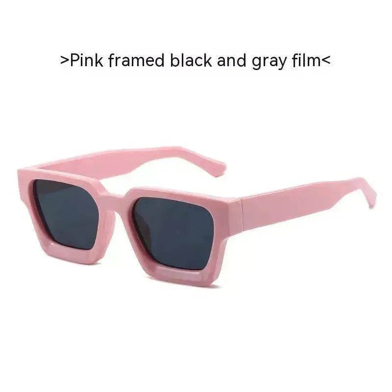 Thick Frame Sunglasses – Minimalist & Versatile