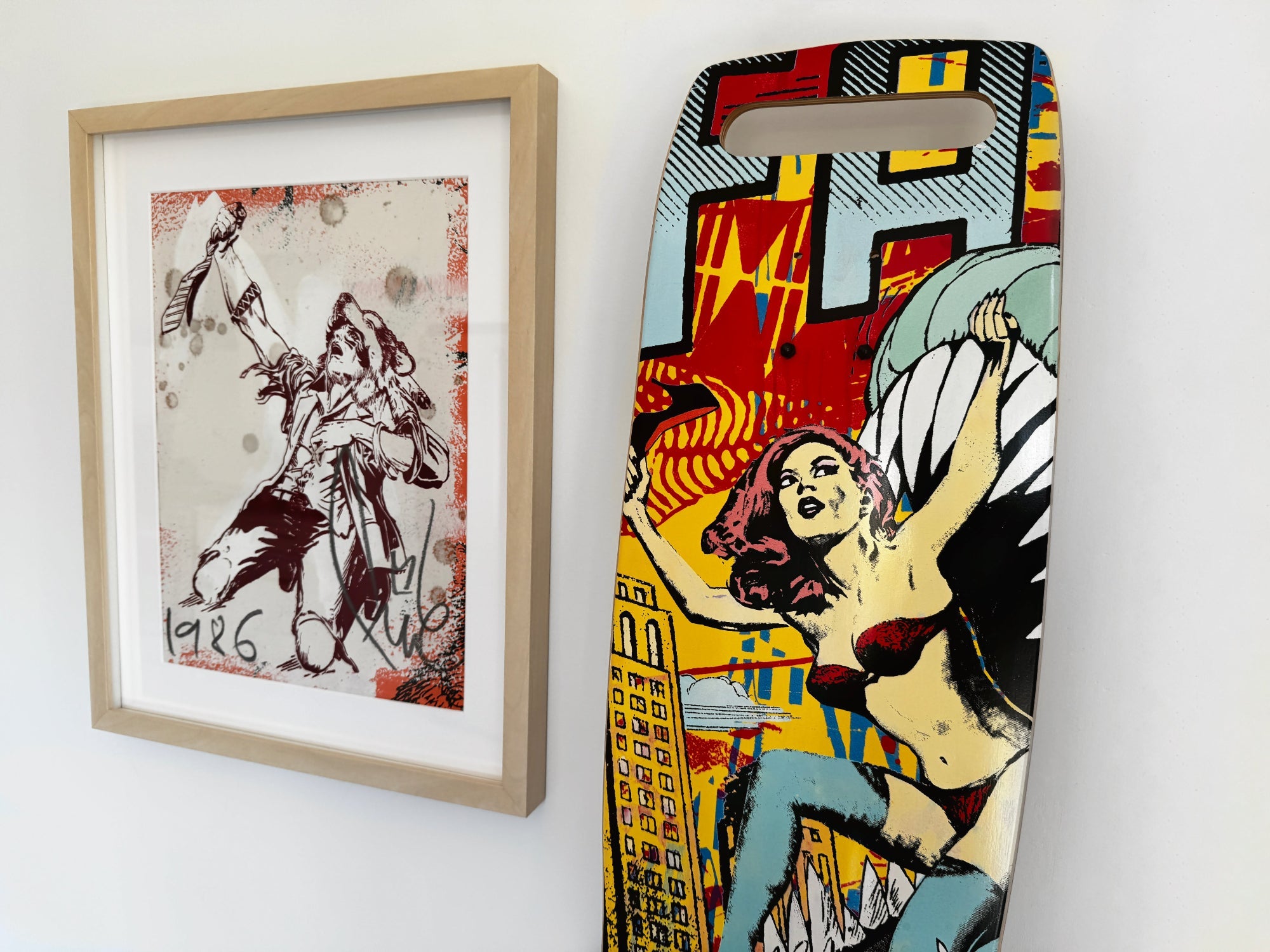 Skateboard Deck Wall Mount Hanger Display