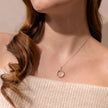 Carrie - Collier avec pendentif circulaire