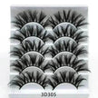 Mink False Eyelashes 3D False Eyelashes Five Pairs Of Soft Cotton Stalk Eyelashes